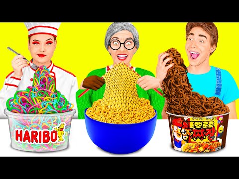 Eu vs Minha Vó No Desafio De Culinária | Receitas Saborosas de Cozinha por Best Funny Challenges