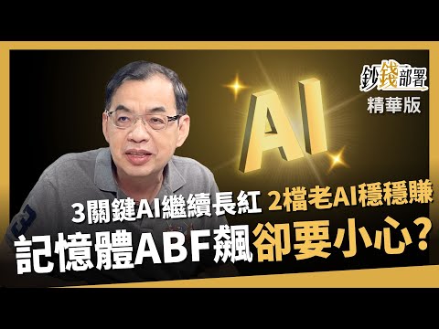 【精華】AI續強3關鍵曝光！2檔老AI穩穩賺　鄭廳宜示警：記憶體、ABF載板漲太快要小心《鈔錢部署》盧燕俐 ft.鄭廳宜 20251101