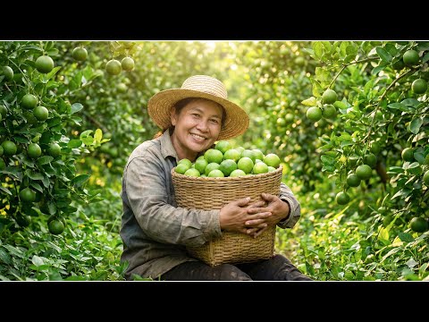Harvesting Fresh Lemons for the Market — Repainting the Table After