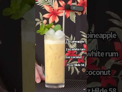 how to make Winter in California #howto #cocktails #christmas #tiki #rum #homebar #bartender