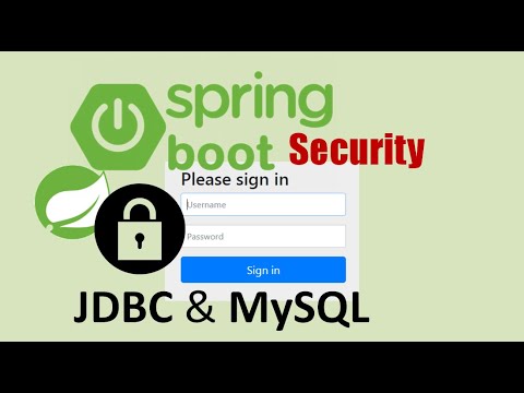 Spring Boot Security Form Authentication with JDBC and MySQL