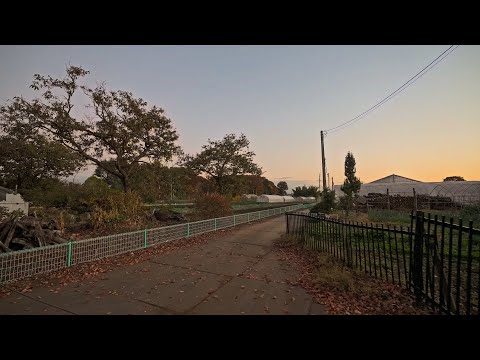 Back side of Tachikawa - sunset walk, Tokyo