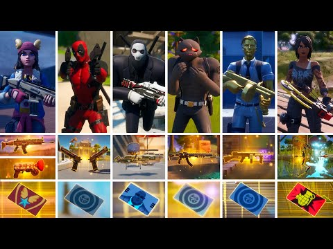 All Bosses, Mythic Weapons & Vault Locations Guide - Fortnite Chapter 2 Season 2 (Fastest Way)