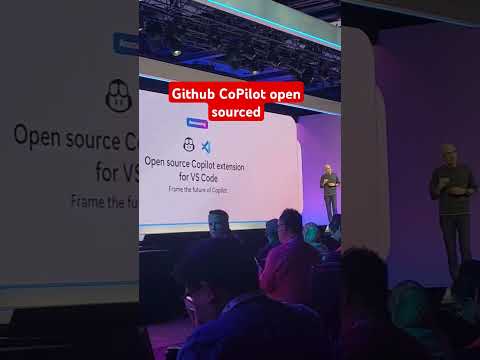 Just announced at @microsoft build. Open source github (vscode?) copilot