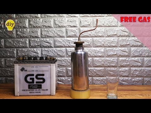 Free Gas from H2SO4 | How to Make Free Lpg Gas at Home