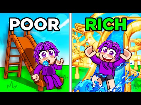 Spending $9,784,234 To Build The BIGGEST WATER SLIDE In Roblox..