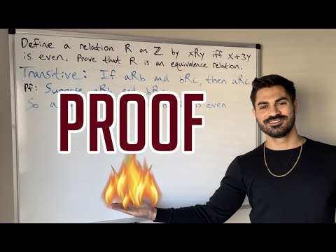 Proving a Relation is an Equivalence Relation | Example 1