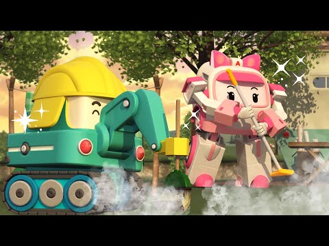 互相帮助的话 马上就结束了│第3季剪辑│儿童卡通动画│动画片│卡通片│1小时│为孩子│变形警车珀利TV 中文