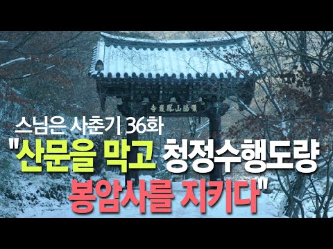 스님은 사춘기 36화. "산문을 막고 청정수행도량 봉암사를 지키다"