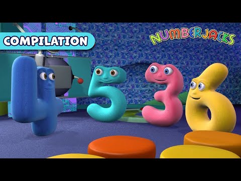 What Are Patterns and Sequences? Grouping & Data! | Numberjacks Compilation