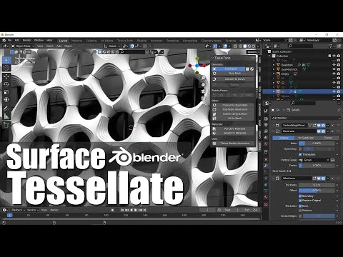 How to Tessellate Mesh in Blender