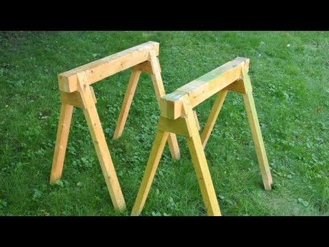 Building sawhorses