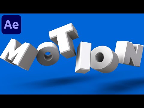 3D Text Pop Effect in After Effects - After Effects Tutorial | No Plugins