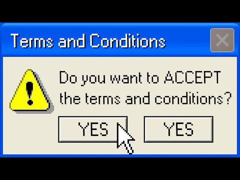 They made rejecting the terms and conditions x1000 harder...