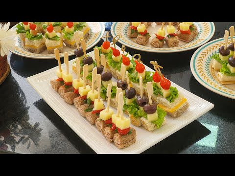 3 QUICK AND EASY SNACK IDEAS FOR PARTIES! NO OVEN AND NO STOVE!