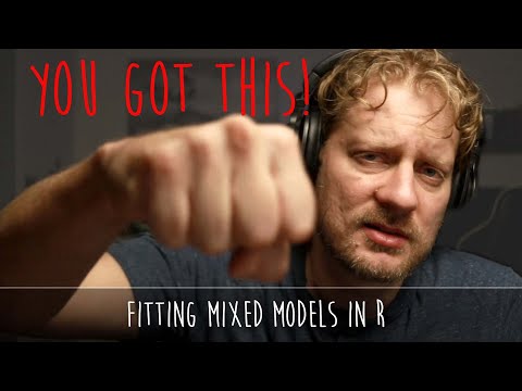 Fitting mixed models in R (with lme4)