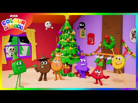 It's a Colourful Christmas Special! 🎅 | Colours for Kids | @Colourblocks