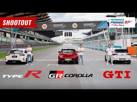 Drag Race: Civic Type R vs GR Corolla vs Golf GTI - AutoBuzz