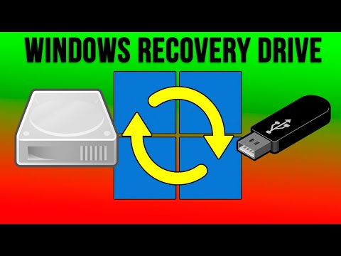 How to Use the Windows Recovery Drive Feature to Reinstall Windows when your Computer Won't Boot