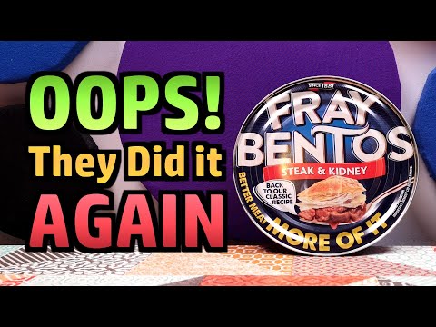Fray Bentos Steak & Kidney Pie - Revisited - with MORE & BETTER Meat - Weird Stuff in a Can # 198