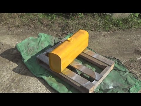 WB04 燃料タンクの修理が完了する Fuel tank repair completed