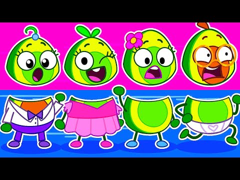 Pit and Penny Explore Body Parts 🦷👀👅 Learn and Grow with Pit & Penny 🥑
