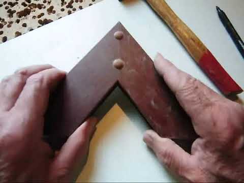 Соединение на ус -несколько способов.