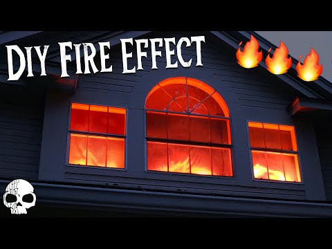 DIY Halloween Props - Realistic Fake Fire Special Effects