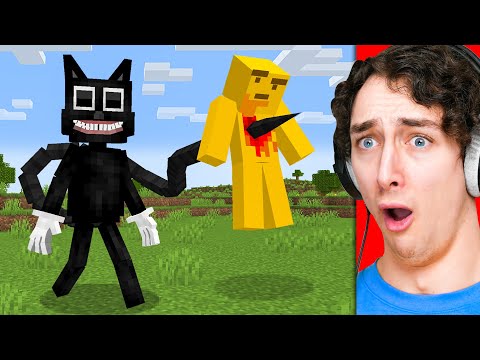 Using CARTOON CAT to Fool My Friends in Minecraft