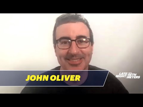 John Oliver Shares How Panicked He Feels About Coronavirus