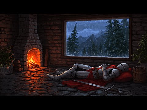 At last... a warm rest in the storm