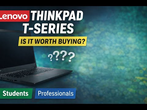 Lenovo ThinkPad T-Series Laptop Review | Best for Students & Professionals?