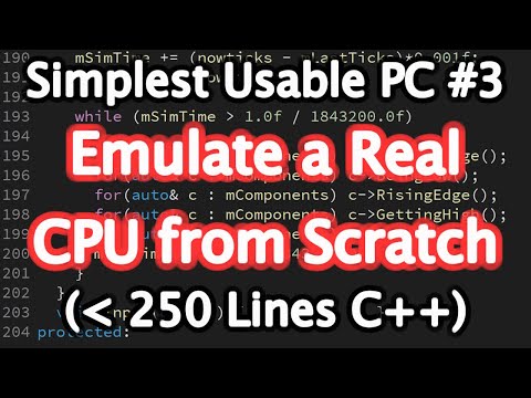 Let's Emulate a Real Computer from Scratch in C++ (250 Lines)