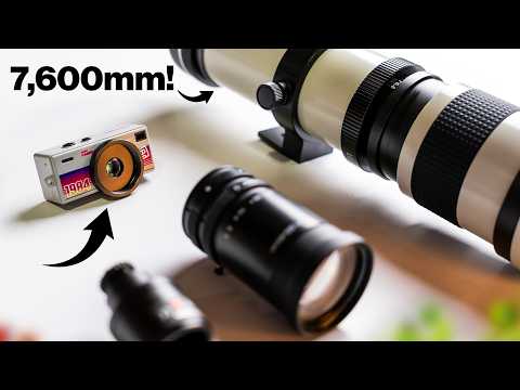 I Put HUGE Lenses on TINY Cameras (It Actually Worked!)