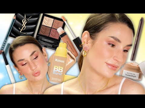 TRYING NEW MAKEUP: Kosas BB Burst, YSL, Victoria Beckham, SOSHE & MORE!