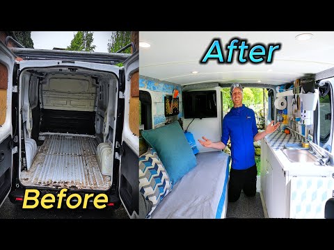 British Guy builds a Campervan in 30 minutes - Trafic/Vivaro