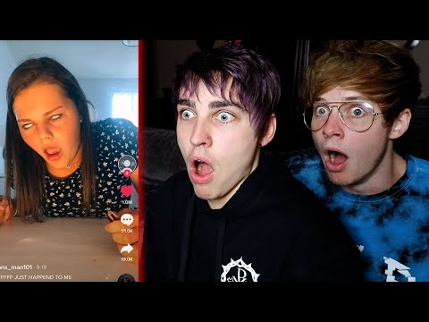 Reacting to HORRIFYING Tik Toks.. (Pt. 5) | Colby Brock