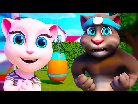 Talking Tom | Superfuerte | Episodio 205 - Compilación ⭐ Súper Toons TV - Peques