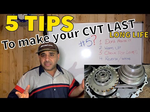 5 Tips to Make your CVT Last FOREVER