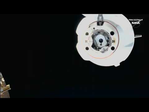 SpaceX CRS-33 Dragon undocking