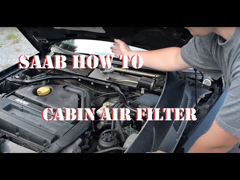 SAAB HOW TO: Replace Cabin Air Filter (OG SAAB 9-3 YS3D)