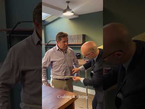 Dan Skelton at Oliver Brown. When the Trainer meets the Tailor.