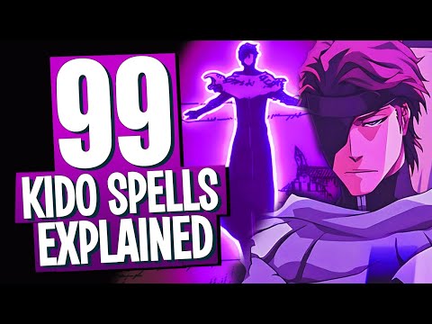 ALL 99 KIDO SPELLS In BLEACH Explained | BLEACH Power System Breakdown