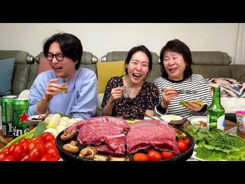 개그맨 사위와 배우 장모의 위험한 식사.. (ft. 웃다가 머리채 잡힘)