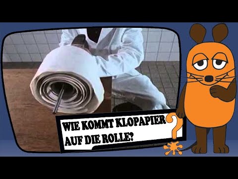 Wie kommt denn das Klopapier auf die Rolle?