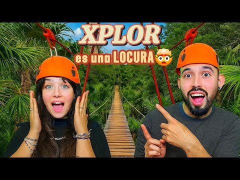XCARET 🤩 Reaccionamos al XPLOR PARK CANCÚN🇲🇽 es INCREIBLE🔥