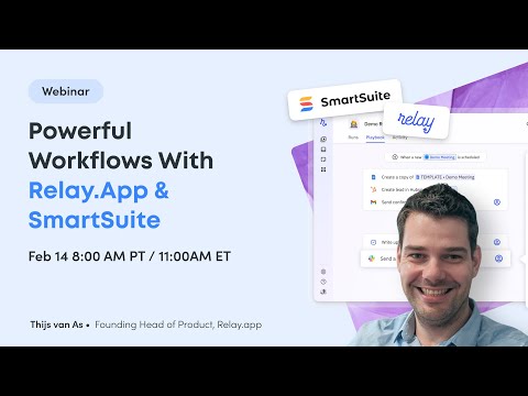 Powerful Workflows with Relay.app & SmartSuite