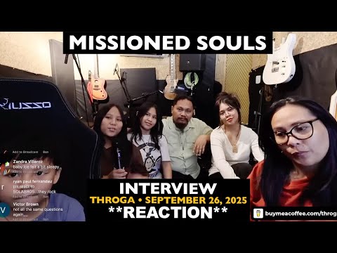 Reaction: Missioned Souls Interview by Throga Vocal Gym (2025)