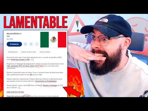 Reaccionando a trabajos BASURA de Programador en México 🤮 HORRIBLE: Dev en traje de LUNES a DOMINGO