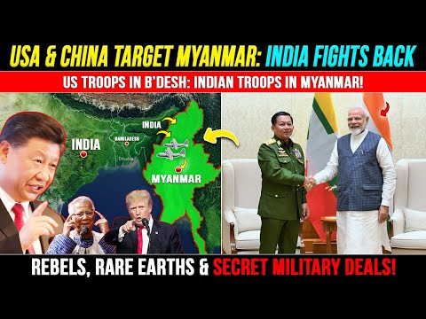 Why INDIA and MYANMAR are STRENGTHENING Military Ties NOW: Defence News